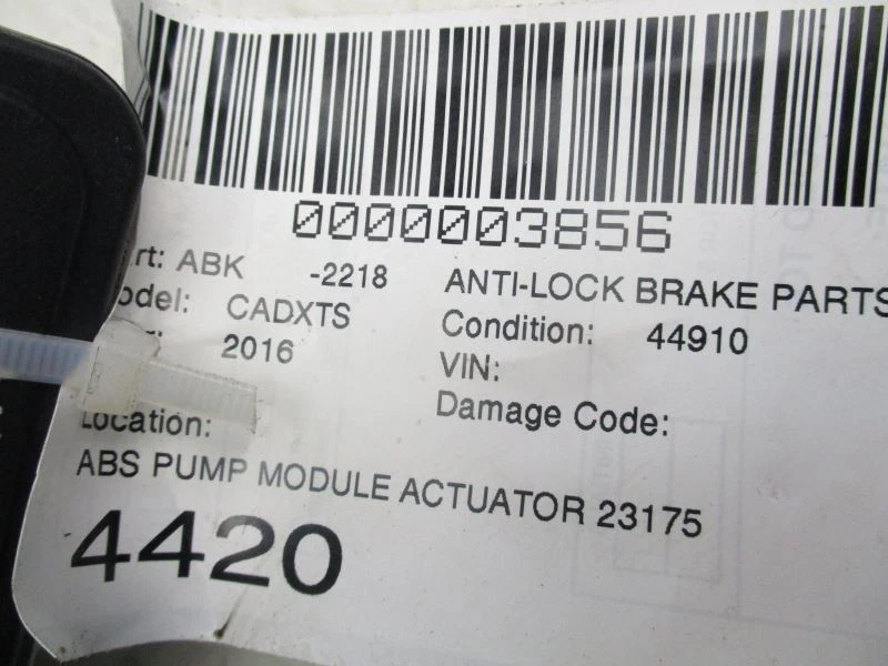 Conjunto de pieza de freno antibloqueo sin ADAPTIVE CRUZE se adapta a 16 CADILLAC XTS 29447 Foto 3 de 4