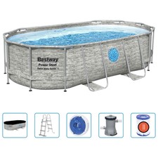 Bestway Power Juego Piscina Acero 427x250x100 cm