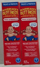 Boudreaux's Butt Paste Maximum Strength- 4 oz 2pk Exp 07/27