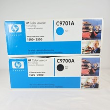 HP Laserjet 1500 / 2500 Series cartuccia di stampa originale C9700A C9701A nero ciano