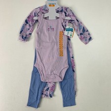 Carters 3-Piece Baby Girl Outfit Set 12M Floral Sleeper, Bodysuit, Dot Pants