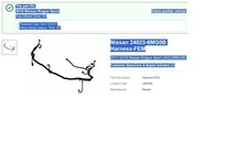 2019 nissan rogue sport bumper electrical harness