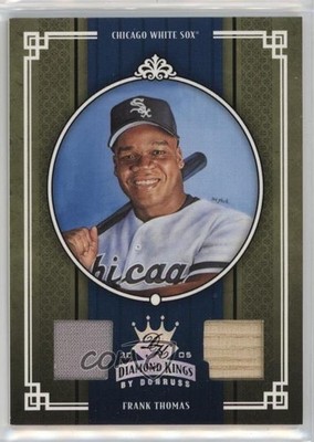 2005 Donruss Diamond Kings Silver Materials /100 Frank Thomas #332 HOF 13gc