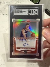 Collin Gillespie SGC 10 & 10 Auto & Card 2024-25 Panini Optic Signature Series