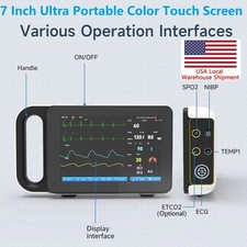 7 Inch Touch Screen Portable Vital Sign Monitor Multi-Parameter Patient Monitor