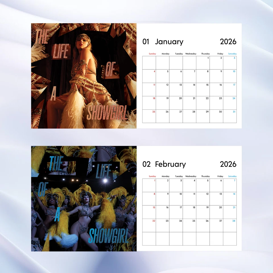 Taylor Swift 2026 Calendar, Pop Star Wall Calendar, Music Fan Gift Collectible - Image 2 of 4