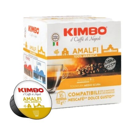 Kaffeekapseln Kimbo Dolce Gusto Amalfi Mischung 100% Arabica kompatibel Nescafe*