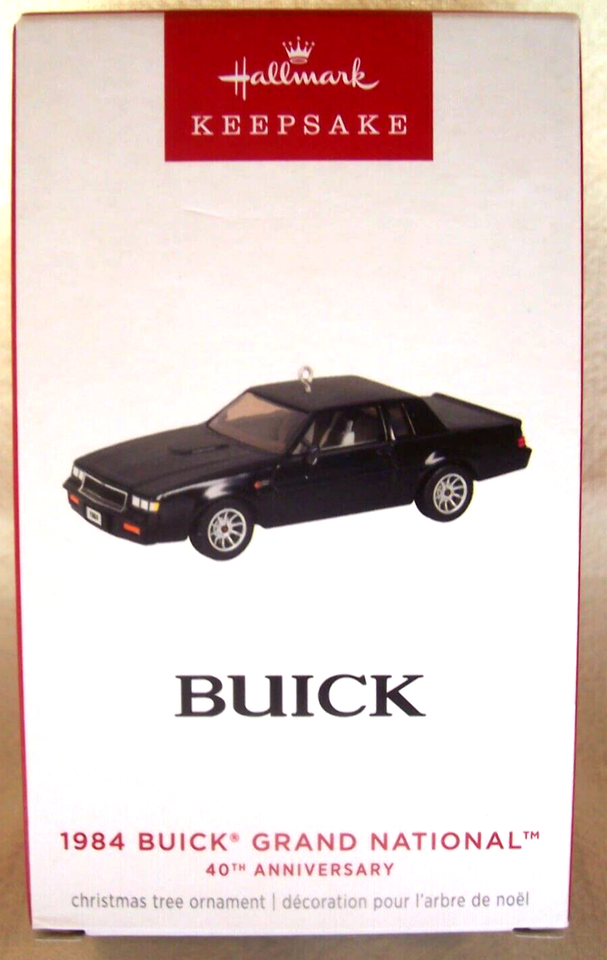 2024 HALLMARK ORNAMENTS 84 BUICK GRAND NATIONAL LIMITED EDITION IN HAND