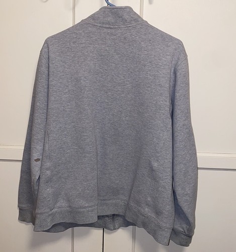 Fila Men’s Large Gray Collared Zip-Up Track Jacket - Picture 3 of 15