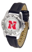 Nebraska Cornhuskers Women's Leather Band Athletic Watch Nebraska Cornhuskers Women's Leather Band Athletic Watch