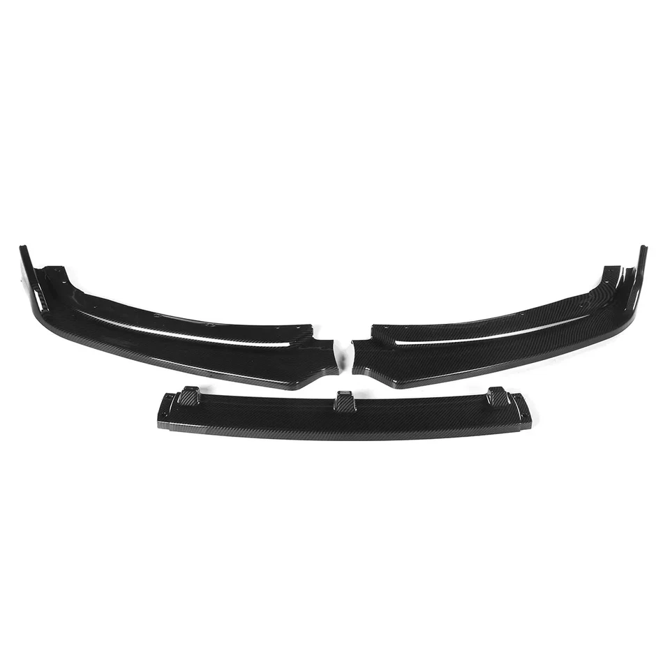 For BMW F30 320i 328i Base 2012-2015 Carbon Look Front Bumper Splitter Spoiler - Image 4 of 4