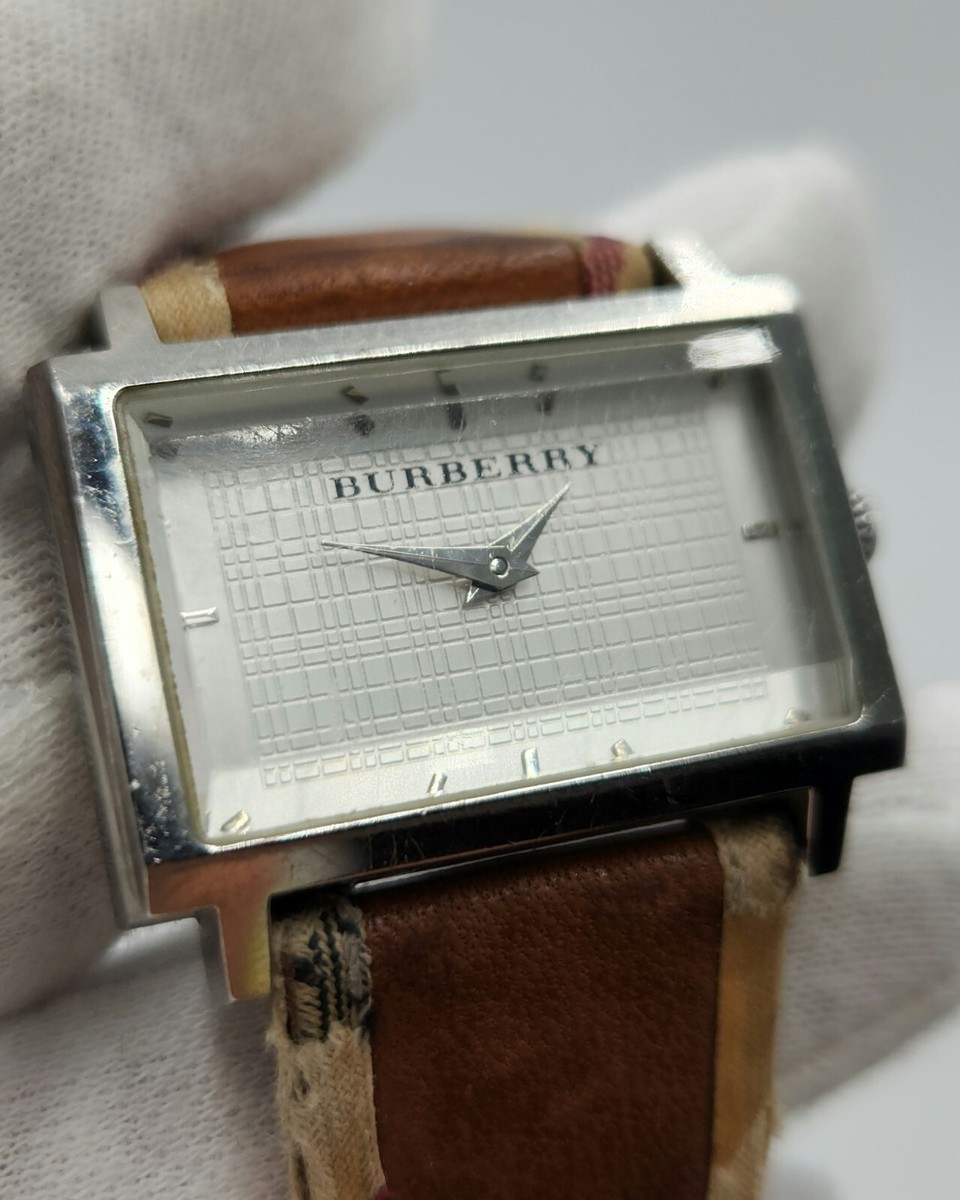 美品 BURBERRY スクエア時計 ref.BU1452 BURBERRY Square style