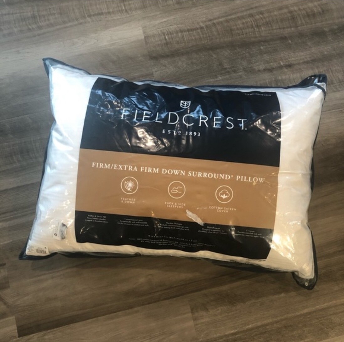 fieldcrest down pillow