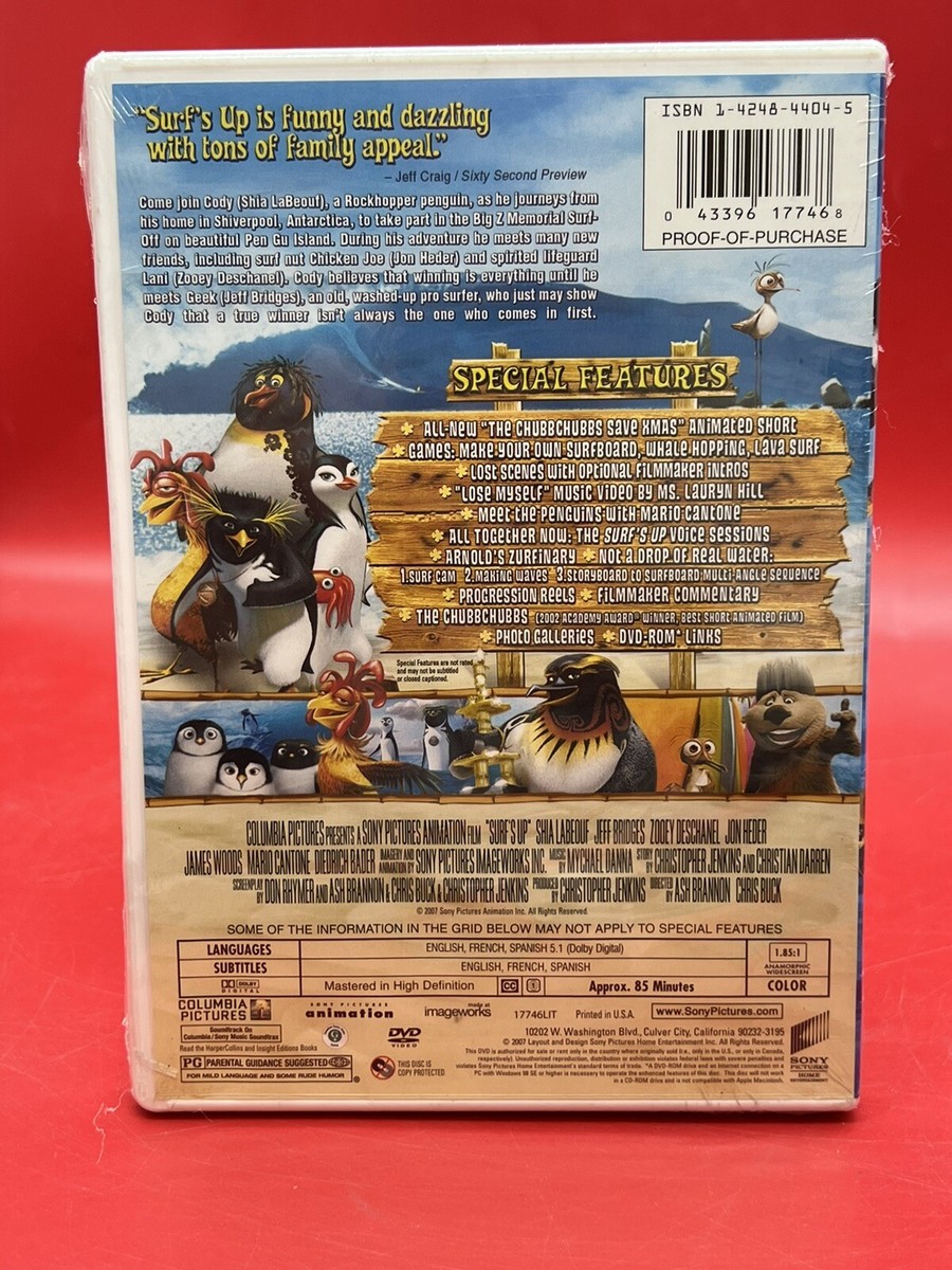 Surf's Up (DVD, 2007) New/Sealed 43396177468| eBay