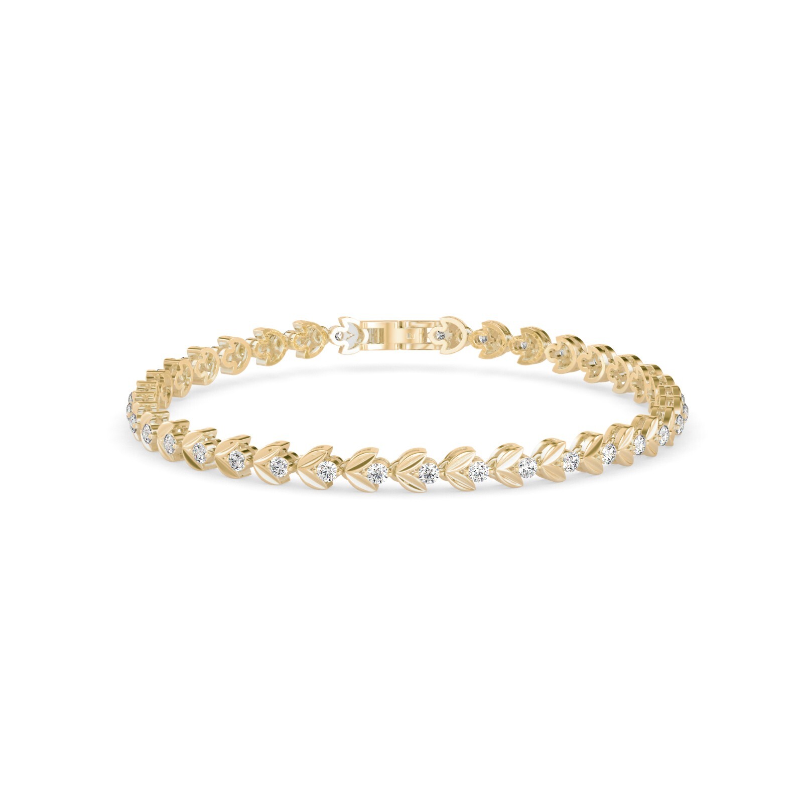Simulated Diamond Wedding Bracelet For Womens Sterling Silver Tennis Bracelet