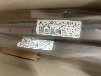 3 Pieces Bosch Rexroth R160510431 Linear Rail 1300,00 mm Free Shipping