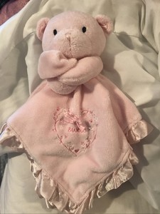 carters teddy bear security blanket