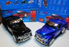 Pickup Truck Car Speaker BT, Aux,USB Support, Micro SD, USB Blue Black Bluetooth