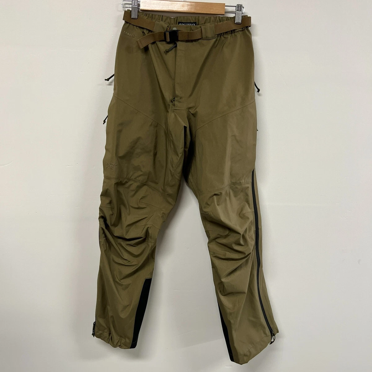 Arc'Teryx Leaf Alpha Snow Pants Crocodile Mens Size S 31 Green Gore-Tex 2012