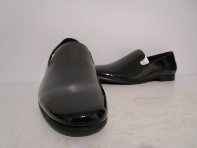 Giorgio Brutini Mens Chase 17658 Faux Pat. Leather Slip On Loafer Black Sz 8.5 M