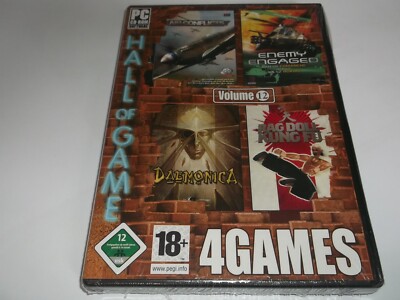 4Games - Volume 12 (PC, 2007) Hall of Games - New - Neu                     Sp56