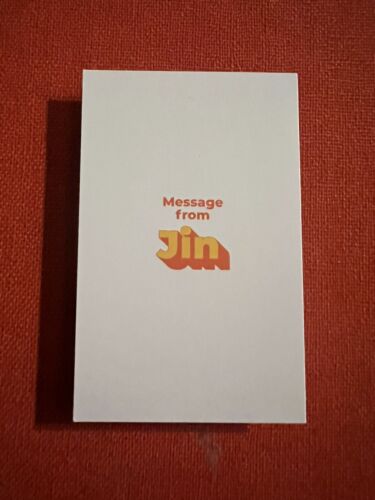 BTS Jin Official Folded Butter Message Card.  - Bild 1 von 2