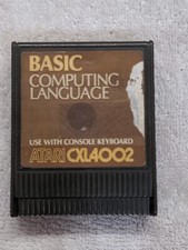 Atari Basic Computing Language Cartridge Compatible with CXL4002