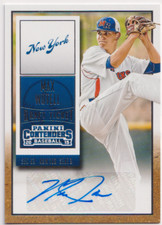 2015 Panini Contenders Draft Ticket Autos #45 Max Wotell New York Mets