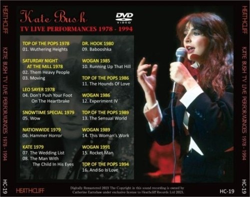 KATE BUSH / TV LIVE PERFORMANCES 1978 - 1994 (1DVD) New - Picture 2 of 2