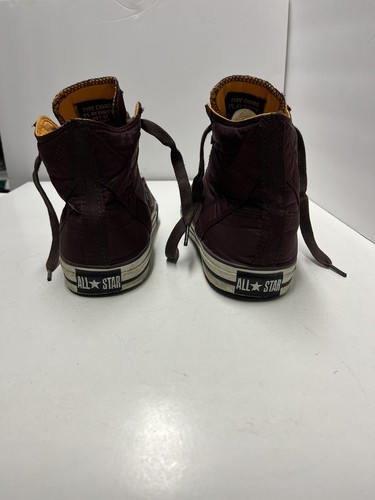 Converse x Undefeated Poorman Weapon HI Tawny Burgundy Black 124127 Mens 10.5 - Picture 3 of 10