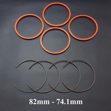 BMW BBS Zapfen Nabe Zentrierring Satz 82mm 74,1mm E39 Alu FPS RC RK CH LM RS