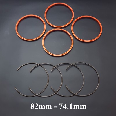 BMW BBS Zapfen Nabe Zentrierring Satz 82mm 74,1mm E39 Alu FPS RC RK CH LM RS