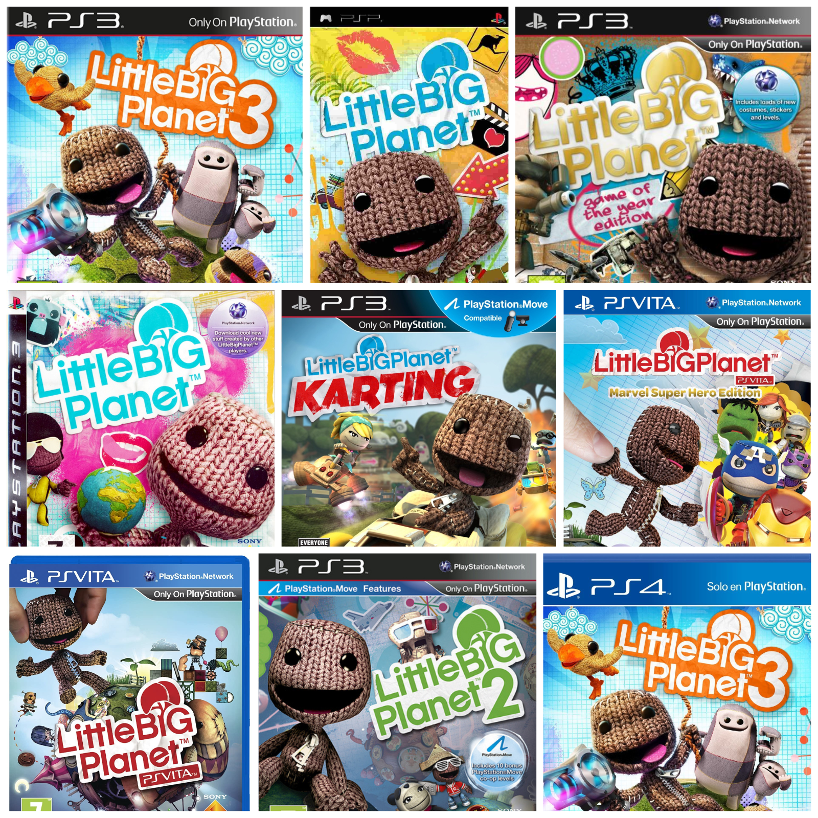 Spektakulær pludselig Uredelighed Little Big Planet PlayStation PS4 PS3 PSVITA PSP Games - Choose Your Game |  eBay