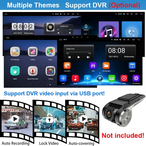 For Toyota Tacoma 2005-2013 Android 13.0 Car Radio Stereo GPS WIFI Apple Carplay - Bild 11 von 22