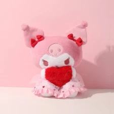 Sanrio Kuromi Plush Valentines Version 10" Stuffed Japan Import Hello Kitty