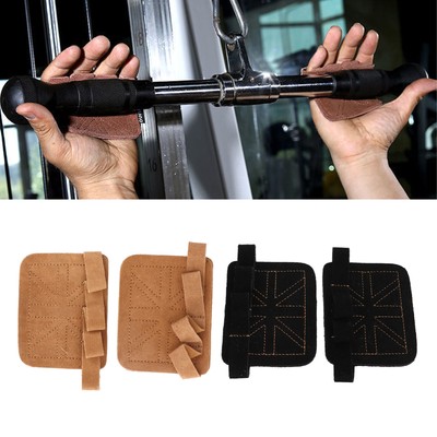 Fitness Gym Grip Pads Verdickte Double Layer Cowhide 4 Finger Gym Workout