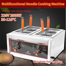 Cuoci tagliatelle elettrico commerciale 2KW 220V 4 cestelli/macchina cottura pasta