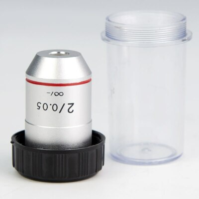 2X 195 Infinity Achromatic Objective lens for Biological Microscope RMS 20.2mm