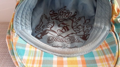 SOUTH POLE Zeitungsjungenmütze Größe M/L Cabbie kariert Urban Wear pastell Y2K gebraucht - Bild 6 von 8