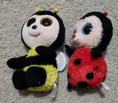 Ty Original BUGSY Rare Ladybug Beanie Boo Buddy 9