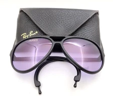 Vintage B&L Ray Ban Bausch & Lomb A30 Purple Chromax Sport W1741 58mm w/Case