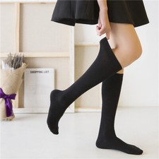 5 Pairs of fall ladies Solid color calf socks pure cotton comfort stockings