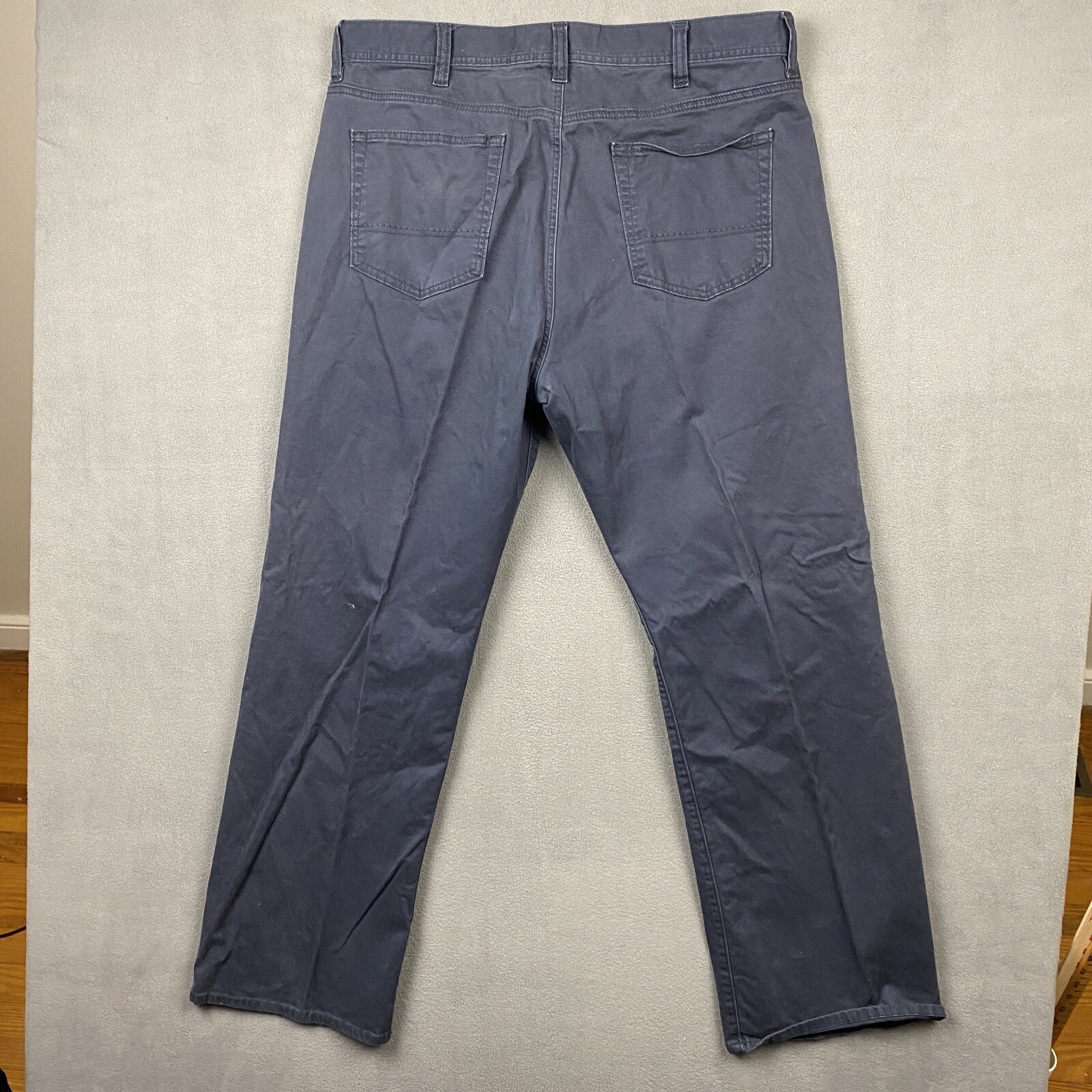 Kirkland Signature Pants Mens 40x32 Blue Chino Retro … Gem