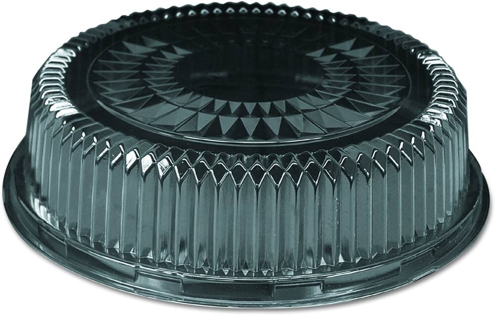 Handi Foil 4012DL Plastic Dome Lid, Round, Embossed, 12 In, Fits