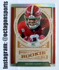 2019 PANINI LEGACY CHROME RED PRIZM JOSH JACOBS RC! 1/100! 1/1! FIRST ONE!