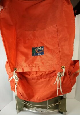 Vintage External Frame Hiking Backpack The Olympia by Seaway  VTG Aluminum Camp