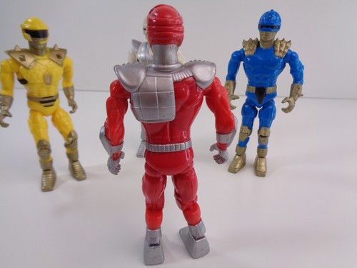 1991 Lanard Toys Atomic Power Ranger Warriors 6" Scale Set 4 Figuren Konvolut - Bild 7 von 20