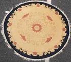 AN ART DECO DESIGN CHINESE ROUNDED RUG 5’ X 5’ — photo 2
