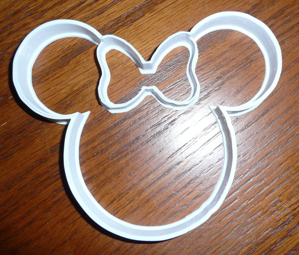 MINNIE MOUSE HEAD WITH BOW CHARACTER SPECIAL COOKIE CUTTER USA PR308 - Image 2 of 4