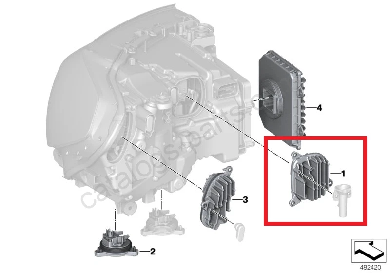 LED Angel Eyes DRL Daytime Running Lights Control Module For BMW X3 X4 G01 G02 - Image 3 of 3